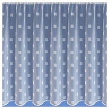 SQUARES WHITE NET CURTAIN MADE