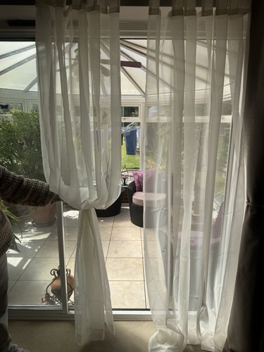Voile curtains drop - drop, x