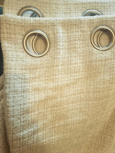 Soft ivory chenille - pr, of