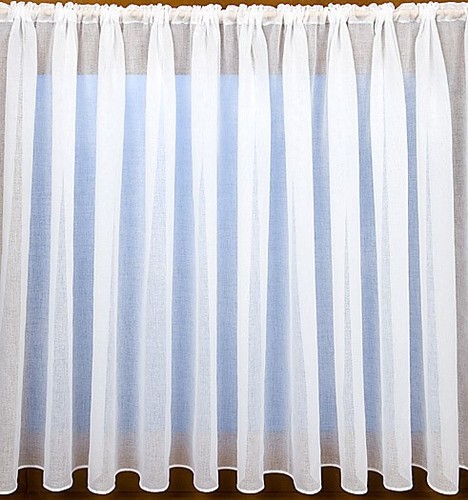 Voile linen look white - look, curtain