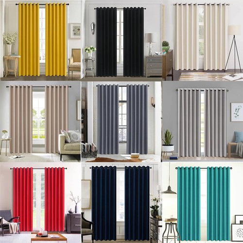 Blackout curtains thermal - blackout,