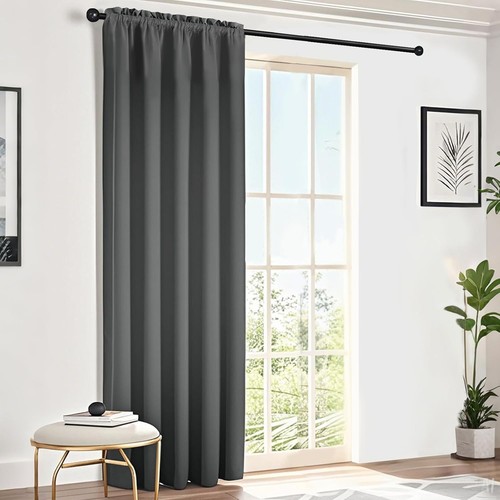 Grey blackout curtains - grey,