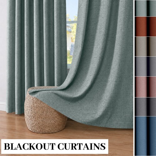 Natural linen curtains pack - natural, 2