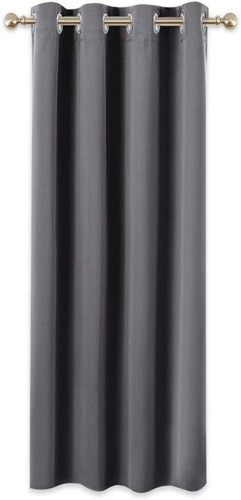 Grey blackout door curtain - door, for
