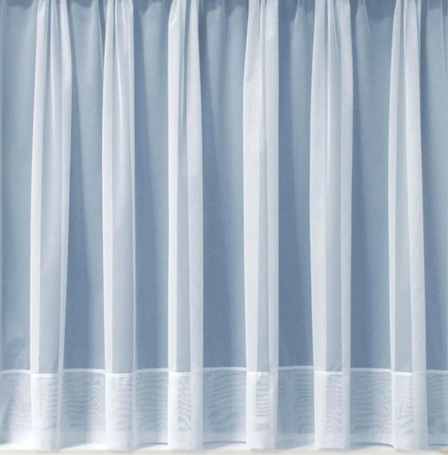 Plain jane white net curtains - plain,