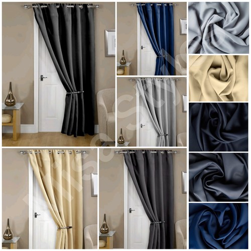 Thermal blackout door curtain - blackout,