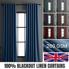 Room Darkening Linen Blackout