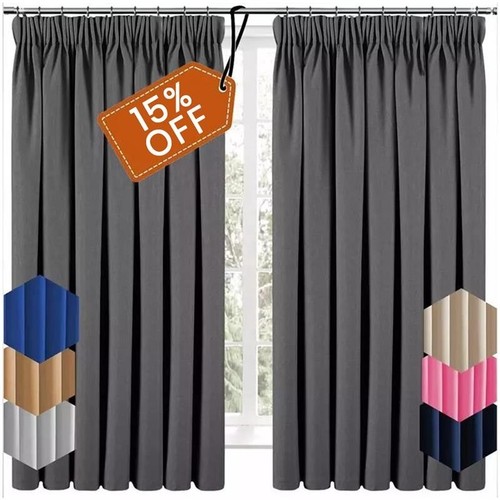 Blackout curtains pencil pleat - blackout,